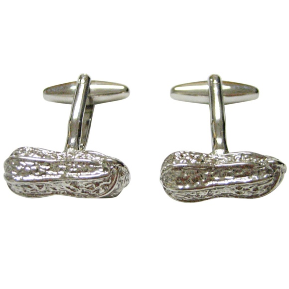 Kiola Designs Other - Silver Toned Peanut Cufflinks
